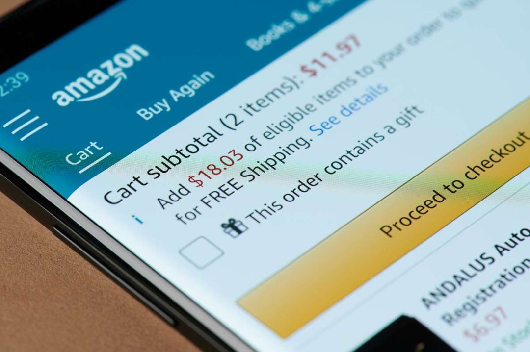 Mobile ecommerce cart screen